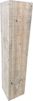 Sokkel-Zuil-Pilaar-steigerhout-pilaar voor beelden-80cm hoog-grey wash
