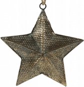 kersthanger ster Priddy 25 cm staal koper