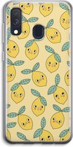 Case Company® - Samsung Galaxy A40 hoesje - Citroenen - Soft Cover Telefoonhoesje - Bescherming aan alle Kanten en Schermrand