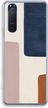 Case Company® - Sony Xperia 5 II hoesje - Geo #5 - Soft Cover Telefoonhoesje - Bescherming aan alle Kanten en Schermrand