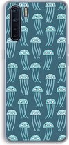 Case Company® - Oppo A91 hoesje - Kwallie - Soft Cover Telefoonhoesje - Bescherming aan alle Kanten en Schermrand