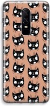 Case Company® - OnePlus 6 hoesje - Kat - Soft Cover Telefoonhoesje - Bescherming aan alle Kanten en Schermrand