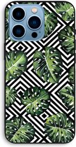 Case Company® - iPhone 13 Pro Max hoesje - Geometrische jungle - Biologisch Afbreekbaar Telefoonhoesje - Bescherming alle Kanten en Schermrand