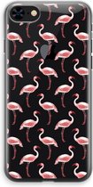 Case Company® - iPhone 8 hoesje - Flamingo - Soft Cover Telefoonhoesje - Bescherming aan alle Kanten en Schermrand