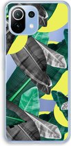 Case Company® - Xiaomi Mi 11 Lite hoesje - Fantasie jungle - Soft Cover Telefoonhoesje - Bescherming aan alle Kanten en Schermrand