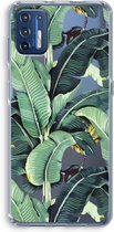 Case Company® - Motorola Moto G9 Plus hoesje - Bananenbladeren - Soft Cover Telefoonhoesje - Bescherming aan alle Kanten en Schermrand