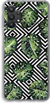 Case Company® - Samsung Galaxy A32 5G hoesje - Geometrische jungle - Soft Cover Telefoonhoesje - Bescherming aan alle Kanten en Schermrand