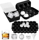 BOTC Siliconen IJsblokjesvorm Met Deksel–IJsvormpjes Maker– IJsklontjes vorm- Ice Cube Ball Maker-KICEO155