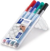 Lumocolor correctable pen F - box 4 kleuren