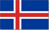 Senvi Printwear - Flag Island - Grote IJsland vlag - Gemaakt Van 100% Polyester - UV & Weerbestendig - Met Versterkte Mastrand - Messing Ogen - 90x150 CM - Fair Working Conditions