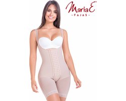 MARIAE 9412 COLOMBIAANSE POSTOPERATIEVE FAJA MAAT 2XL| KLEUR BEIGE|DRUKPAK| HOGE COMPRESSIE|STAGE 2| TE GEBRUIKEN NA EEN BUIKWANDCORRECTIE, BBL,LIPOSUCTIE