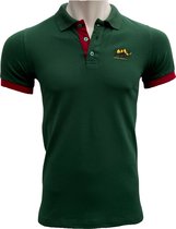 KAET - Polo - T-shirt- Heren - (groen- rood)-Maat - L