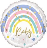 ballon Pastel Rainbow Baby folie 40 cm