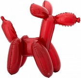 folieballon hond junior 48 x 40 cm rood