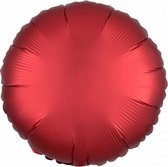 folieballon Satin Luxe Sangria 43 cm rood