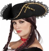 hoed piraat Fanny zwart