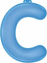 feestletter "C" blauw 35 cm