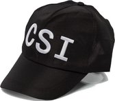 pet CSI polyester zwart/wit one-size