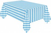 tafelkleed Bavaria 115 x 175 cm papier blauw/wit