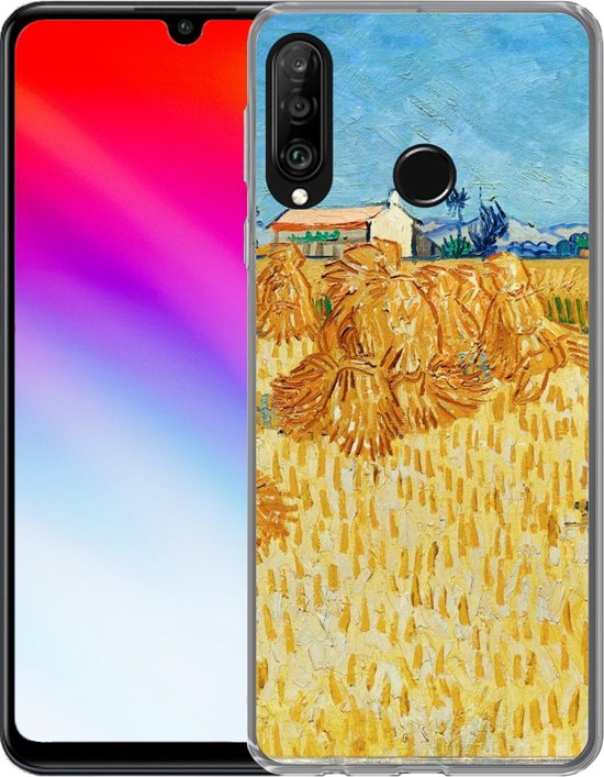 Coque Huawei P30 Lite - Récolte en Provence - Vincent van Gogh - Coque de téléphone en Siliconen