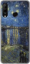 Coque Huawei P30 Lite - Nuit étoilée sur Orsay Paris - Vincent Van Gogh - Coque de téléphone en Siliconen