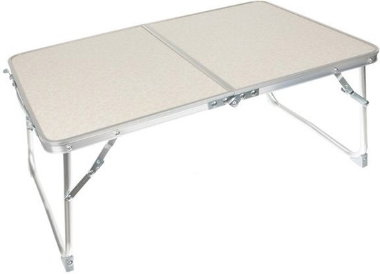 Table de Camping Ronde – Pliable – 63 x 36 x 27cm – Wit – Pliable avec  Poignée – Table... | bol.com