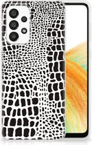 Beschermhoesje Geschikt voor Samsung Galaxy A33 5G Smartphone hoesje Slangenprint