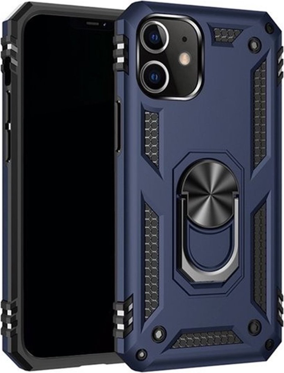 ZKl Telecom Telefoonhoesje - Back Cover - Geschikt Voor Apple IPhone 12 Mini - Blauw