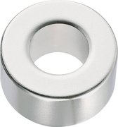 Conrad Components 506023 Permanente magneet Ring (Ø x h) 20 mm x 2 mm N35M 1.18 - 1.24 T Grenstemperatuur (max.): 100 °