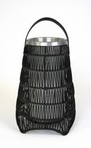 Le Zen - Enzy - Wijnkoeler - Met Led Licht - En Bluetooth Speaker- Zwart Rotan