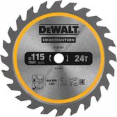 DeWALT Cirkelzaagblad voor Hout | Construction | Ø 115mm Asgat 9,5mm 24T - DT20420-QZ