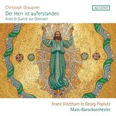 Franz Vitzthum,Georg Poplutz, Main-Barocherorchester - Graupner: Der Herr Ist Auferstanden - Arien & Duette zur Osterzeit (CD)