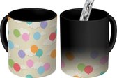 Magische Mok - Foto op Warmte Mokken - Koffiemok - Patronen - Ballonnen - Lucht - Magic Mok - Beker - 350 ML - Theemok