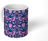 Mok - Koffiemok - Zen - Indonesië - Patronen - Mokken - 350 ML - Beker - Koffiemokken - Theemok