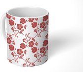 Mok - Koffiemok - Patronen - Bloemen - Sakura - Mokken - 350 ML - Beker - Koffiemokken - Theemok