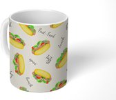 Mok - Koffiemok - Hot Dogs - Patronen - Sandwich - Mokken - 350 ML - Beker - Koffiemokken - Theemok