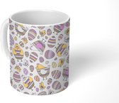 Mok - Koffiemok - Paasei - Patronen - Pasen - Mokken - 350 ML - Beker - Koffiemokken - Theemok