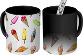 Magische Mok - Foto op Warmte Mokken - Koffiemok - IJshoorntje - IJs - Water - Design - Magic Mok - Beker - 350 ML - Theemok