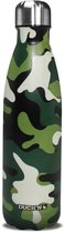 RVS thermosfles - camouflage - 500 ml - waterfles - drinkfles - sport
