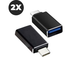 USB C naar USB 3.0 Converter / Splitter – USB-C verloopstuk voor Macbook – 2st.