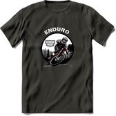 Enduro T-Shirt | Mountainbike Fiets Kleding | Dames / Heren / Unisex MTB shirt | Grappig Verjaardag Cadeau | Maat L