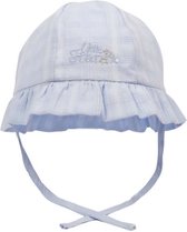 SOFT TOUCH - Baby Zonnehoedje Jongens - Kleur Blauw - 0-6 maanden