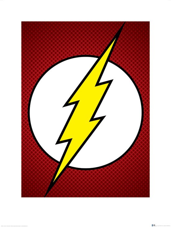 The Flash Logo Print 60x80cm