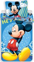 KD® - Mickey, Hey! - Dekbedovertrek - Eenpersoons - 140 x 200 cm - Katoen
