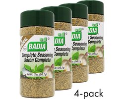 Badia Spices | Complete Seasoning | 4x 340.2 gram
