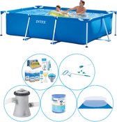 Frame Pool Rechthoekig 260x160x65 cm - 6-delig - Zwembad Met Accessoires