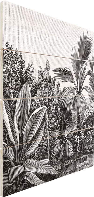 Décoration murale en bois Tableau enseigne Rhum Plantation