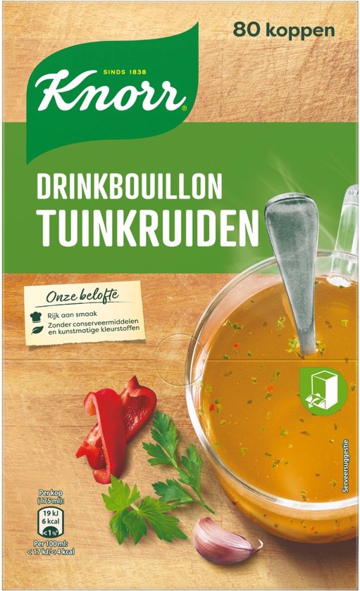Drinkbouillon Knorr tuinkruiden