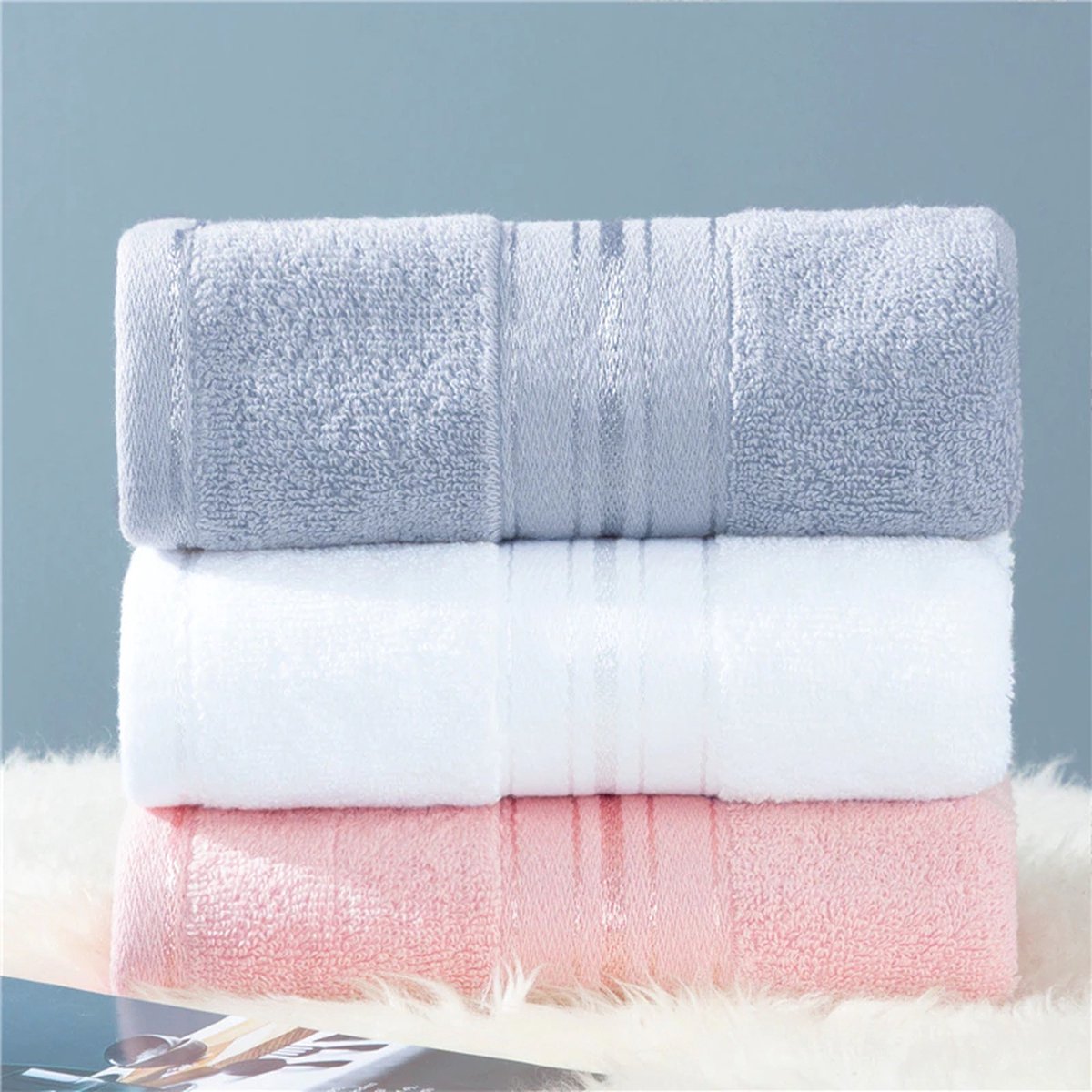 Katoenen handdoek – Katoen – Handdoek set – Snel droog – Badkamer – Douchen – Zacht