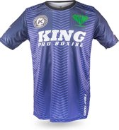 King Pro Boxing KPB Pryde 2 Performance Aero Dry T-Shirt Blauw maat M